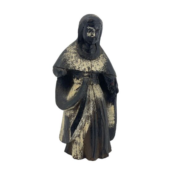 Nettle Creek Other - Vintage Nettle Creek Gallery Classics Wood Carved Figurine Woman Saint Religious